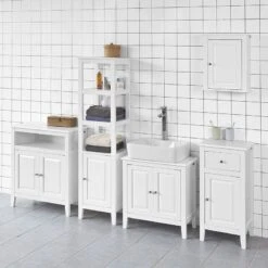 Meuble Haut De Salle De Bain FRG203-W -Meilleur Meubles Magasin 020c9102c2554d18ac5b1042d21e2583