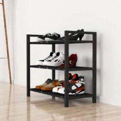 Étagère à Chaussures Sømna à 3 Niveaux -Meilleur Meubles Magasin 03a8511cfa814da7af219af29cf5a007