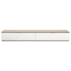 Meuble TV Chêne Et Blanc Laqué VERONICA -Meilleur Meubles Magasin 062a63ff1ea5447ea9d37b04817b564c