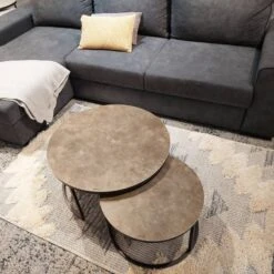 Table Basse Gigogne Céramique Gris - OXY 8 Table Basse Gigogne Céramique Gris - OXY -Meilleur Meubles Magasin 0777f5d80bae40f4b822e6c6ab794254