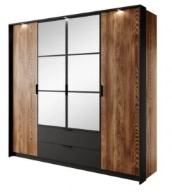Armoire à Portes Battantes MILTON LED