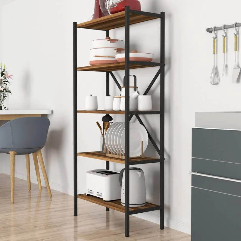Étagère De Cuisine Tomelilla à 5 Niveaux 4 Étagère De Cuisine Tomelilla à 5 Niveaux – Image 2