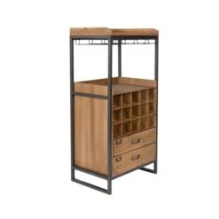 Armoire Bar à Vin Vintage Bois Clair -Meilleur Meubles Magasin 0c4a162d3b05439da2acc40bea9cb3af