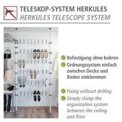Wenko Porte-chaussures Télescopique Herkules 35 Wenko Porte-chaussures Télescopique Herkules -Meilleur Meubles Magasin 1000260931 210423 13322800064 DETAILS P000000001000260931