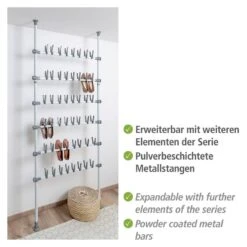 Wenko Porte-chaussures Télescopique Herkules 36 Wenko Porte-chaussures Télescopique Herkules -Meilleur Meubles Magasin 1000260931 210423 13323000065 DETAILS P000000001000260931