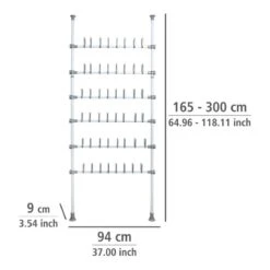 Wenko Porte-chaussures Télescopique Herkules 37 Wenko Porte-chaussures Télescopique Herkules -Meilleur Meubles Magasin 1000260931 210423 13323100066 SKETCH DETAILS P000000001000260931 sketch