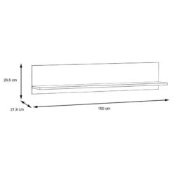 Tablette Murale Corey -Meilleur Meubles Magasin 1000282744 211109 144353000561 SKETCH DETAILS P000000001000282744 sketch