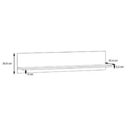 Tablette Murale Corey -Meilleur Meubles Magasin 1000282744 211109 144353000563 SKETCH DETAILS P000000001000282744 sketch