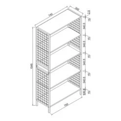 Étagère Welford 17 Étagère Welford -Meilleur Meubles Magasin 1000283952 220401 500 SKETCH DETAILS P000000001000283952 sketch