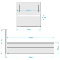 Lit Boxspring Flashlight I -Meilleur Meubles Magasin 1000292732 220608 500 SKETCH DETAILS P000000001000292732 sketch