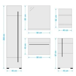 Salle De Bain Farson XI (5 éléments) -Meilleur Meubles Magasin 1000305928 211118 065111000573 SKETCH DETAILS P000000001000305928 sketch