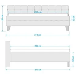 Lit Capitonné Woodlake I -Meilleur Meubles Magasin 1000325125 220301 500 SKETCH DETAILS P000000001000325125 sketch