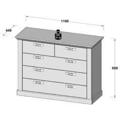 Commode Norrberg -Meilleur Meubles Magasin 1000333799 220218 500 SKETCH DETAILS P000000001000333799 sketch