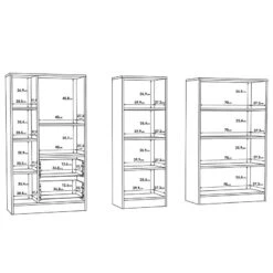 Étagères Wardell (3 éléments) 30 Étagères Wardell (3 éléments) -Meilleur Meubles Magasin 1000348162 220505 501 SKETCH DETAILS P000000001000348162 sketch