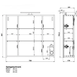 Armoire De Toilette Yonkers -Meilleur Meubles Magasin 1000353386 220524 500 SKETCH DETAILS P000000001000353386 sketch