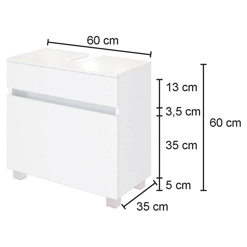 Meuble Sous Lavabo Verciano 11 Meuble Sous Lavabo Verciano – Image 9