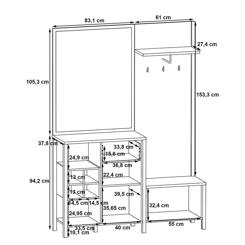 Porte-manteau Compact Kasala 10 Porte-manteau Compact Kasala – Image 8