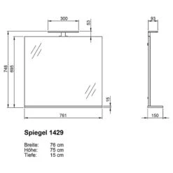 Salle De Bain Mauresa IV (3 éléments) 32 Salle De Bain Mauresa IV (3 éléments) -Meilleur Meubles Magasin 1000368146 221215 500 SKETCH DETAILS P000000001000368146 sketch
