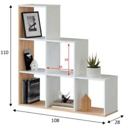 Étagère Bibliothèque Estela 11 Étagère Bibliothèque Estela -Meilleur Meubles Magasin 105be2413f5547d9ae1ca811d43c737b