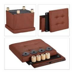 Pouf De Rangement En Similicuir -Meilleur Meubles Magasin 147a724be01c42b1ad1b2b4ec8c22832