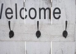 Vestaire Murale HWC-C89 Welcome Shabby -Meilleur Meubles Magasin 14af08522679478c966fddb962d2a65c