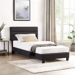 Lit Simple FLORIDA 90x190 Cm -Meilleur Meubles Magasin 191e52e7363e4b5da66946c17ae6d5f9