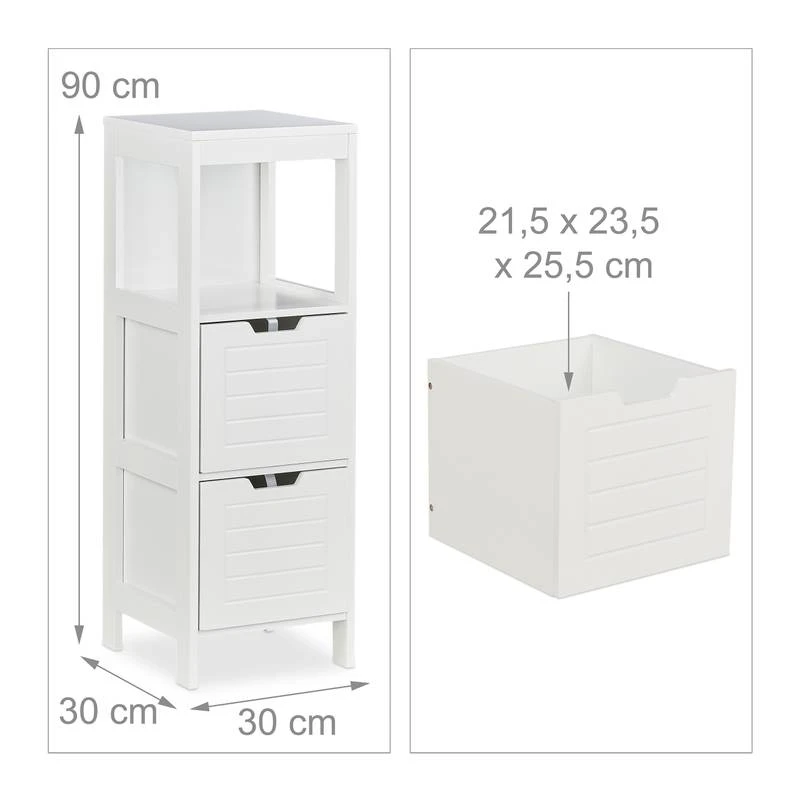Armoire De Salle Bain Blanche 11 Armoire De Salle Bain Blanche – Image 9