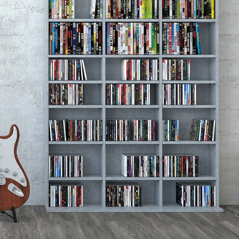 Étagère à CD Jukebox 178cm Blanc 18 Étagère à CD Jukebox 178cm Blanc – Image 16