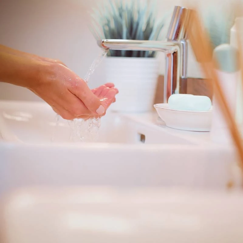 Placard Dessous De Lavabo Bambou Gris 6 Placard Dessous De Lavabo Bambou Gris – Image 4