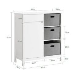 Armoire Salle De Bain BZR77-W 17 Armoire Salle De Bain BZR77-W -Meilleur Meubles Magasin 1f47cd6465dd406ca4f7c130b64c8d8a