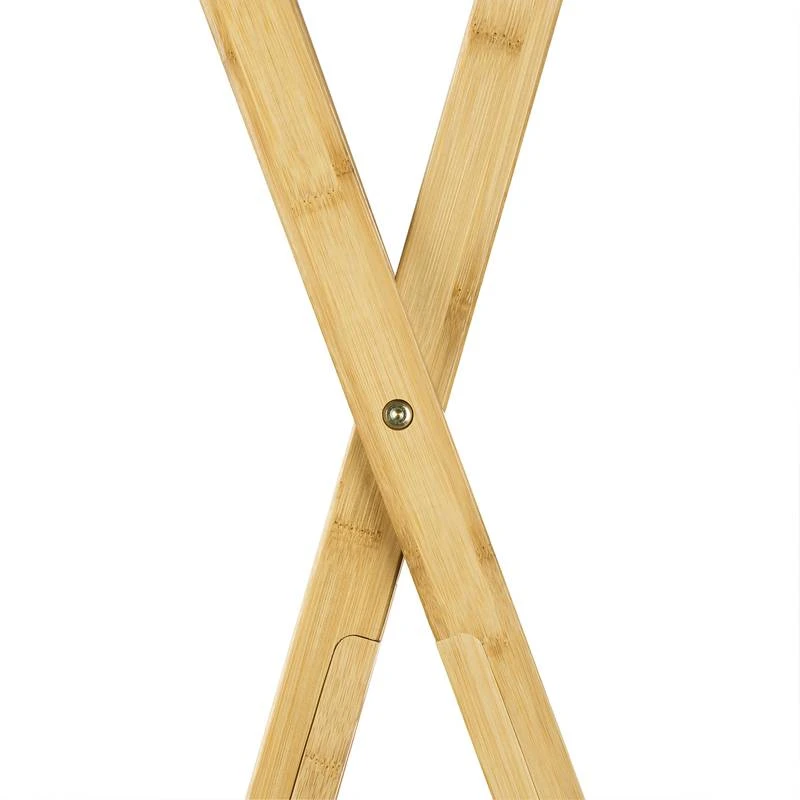 Portant à Vêtements En Bambou Pliant 7 Portant à Vêtements En Bambou Pliant – Image 5