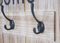 Vestaire Murale HWC-C89 Welcome Shabby -Meilleur Meubles Magasin 214bfc54f488484e9f1d0a585d17c557