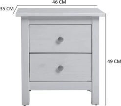 Table Chevet 2 Tiroirs Betty Blanc 11 Table Chevet 2 Tiroirs Betty Blanc -Meilleur Meubles Magasin 21c577ff29ab44acb67dddf707db297b