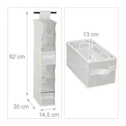 3xÉtagère Suspendue Tissu Armoire -Meilleur Meubles Magasin 236d6c31097946b5baef0e01545191f8