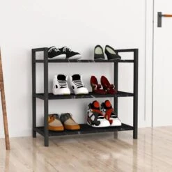Étagère à Chaussures Sømna à 3 Niveaux -Meilleur Meubles Magasin 25e5db3e02b44b46ad6dcca373d261e6