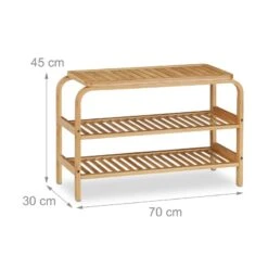 Banc Chaussures Bambou -Meilleur Meubles Magasin 2609d26def6a406498057af61f9e6a00