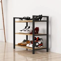 Étagère à Chaussures Sømna à 3 Niveaux -Meilleur Meubles Magasin 279353f5c581431da708ba7007cf59f1
