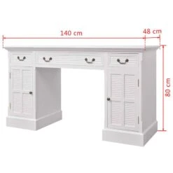 VIDAXL Bureau à Double Piédestal -Meilleur Meubles Magasin 28ec47e960ce49839ceb462ff2c046d6