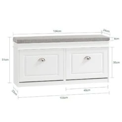 Banc De Rangement à Chaussures FSR64-HG -Meilleur Meubles Magasin 2a0fc19e75de4e06a50e44a04524cb04