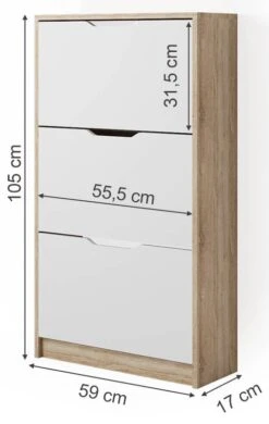 Meuble à Chaussures Luca Sonoma/blanc -Meilleur Meubles Magasin 2a20f36e850948f6872d1b989bc70b0e.cropped 251 167 516 814.processed