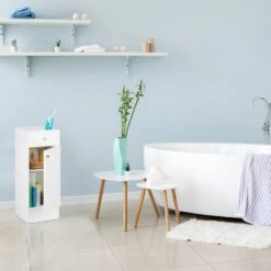 Armoire De Salle De Bain En Bois Blanc -Meilleur Meubles Magasin 2ad38c4b0abc4119a5c65da3e9d0d05e