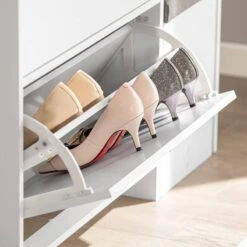 Armoire à Chaussures FSR107-W -Meilleur Meubles Magasin 2adb83dec199412986eb7cac377685b5