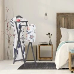 Valet De Chambre Blanc Pliable -Meilleur Meubles Magasin 2b595c5ede0e4d06b65ebe94df26705f