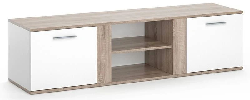 Buffet Bas Novelli Sonoma/blanc 3 Buffet Bas Novelli Sonoma/blanc