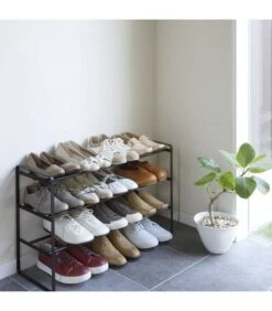 Yamazaki Etagère à Chaussures Noire Extensible 16 Yamazaki Etagère à Chaussures Noire Extensible -Meilleur Meubles Magasin 3102d2bb293a44cc953cf019f9c6e7fc