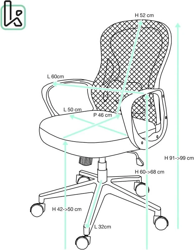KAYELLES Fauteuil Bureau Inclinable FEST 7 KAYELLES Fauteuil Bureau Inclinable FEST – Image 5