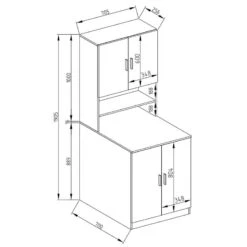 Meuble Machine à Laver Liana -Meilleur Meubles Magasin 338b2f3583144756bb90ba57ffffcffd