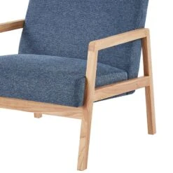 Fauteuil BONIFACIO En Tissu Bleu -Meilleur Meubles Magasin 33f29c217ad24429adbb2e68cf459d19