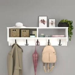 Portemanteau Åstorp à 15 Crochets Blanc -Meilleur Meubles Magasin 348c377ba6f74adfb88559770699e46b