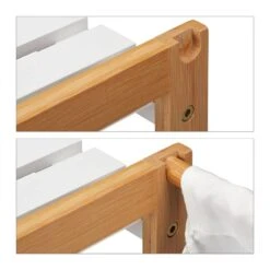 Étagère à 4 Niveaux Avec Panier à Linge -Meilleur Meubles Magasin 350c000c0df342cdaf01fa6117eea019